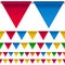 Party Bunting Flags Border