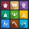 Party and Celebration icons set 30