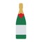 Party champagne and glass icon