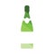 Party champagne and glass icon