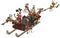 Party Christmas Cartoon, Sleigh Ride