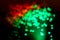 Party concept. Holiday concept. Christmas time concept. New year backdrop. Holographic bokeh colorful lights, festive background