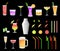 Party drink icons