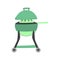 party grill bbq cartoon vector illustration