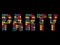 Party Letters Music Disco Colorful Alphabet