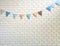 Party pastel color flag strips