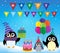 Party penguin theme image 2
