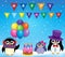 Party penguin theme image 8