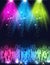 Party Stage, club, nightlife, fireworks background