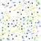 Party streamers seamless pattern. Vector