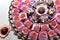 Party table with chocolates brigadeiro chocolates