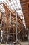 Pasaia, Gipuzkoa, Spain - 26 May, 2022: Historic Whaling Boat reconstruction in the Basque port of Pasaia