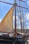 Pasaia, Spain - 27 May, 2022: tall ships and sailing boats at the Pasaia Maritime Festival, Gipzukoa, Spain