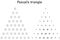 Pascal\\\'s triangle, in one triangle the combination numbers