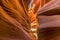 The passage into the canyon in Lower Antelope, Canyon, Page, Arizona