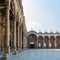 Passage at the courtyard of the Great Mosque of Muhammad Ali, Alabaster Mosque, Cairo Citadel, Egypt