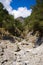 Passage of Samaria Gorge, Crete, Greece