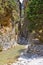 Passage of Samaria Gorge, Crete, Greece