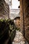 Passage under the bridge in Czocha Castle in Poland