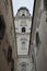 PASSAU, BAVARIA, GERMANY - MARCH 12, 2019: Perspective view of St. Stephen`s Cathedral, one of the main sights in Passau.