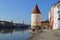 Passau Promenade Tower at Sunrise Tom Wurl