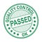 Passed Quality Control Rubber Stamp Illustration Icon