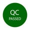 passed quality icon vector