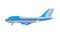 Passenger Airliner, Government or Presidential Vehicle, Luxury Business Transportation, Side View Flat Vector