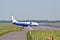 Passenger airplane YR-BMN - Boeing 737-82R - Blue Air on the runway, moments before take-off.