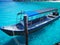 Passenger boat anchored in stunning turquoise water