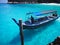 Passenger boat anchored in stunning turquoise water