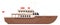 Passenger cruise ship icon. Marine travel boat