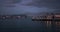 Passenger Ferry And Evening Panorama Of Hong Kong