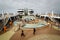 PASSENGER FERRY, MIDSEA, SPAIN - JUNE 09, 2012: Passengers enjoy at swimming pool on upper deck of The luxury cruise MSC SPLENDIDA