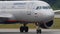 Passenger jet of Aeroflot taxiing