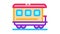 passenger railway carriage Icon Animation