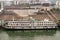 Passenger ship docked near terminal on Yangtze river, Baidicheng, China