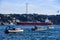 Passenger ships at pier Eminonu in Istanbul, Turkey