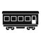 Passenger wagon icon, simple style