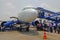 Passengers boarding a plane