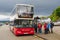 Passengers embarking on the Craignure bus at Tobermory on the Isle of Mull