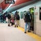 Passengers entering in a subway train, Toronto,