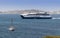 Passengers   ferry at Naxos. Cyclades Islands. Greece.