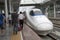 Passengers have a trip by high speed train