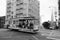 Passengers riding on Powell-Hyde line cable car in San Francisco