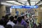 Passengers in a subway station in Beijing