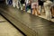 Passengers waiting at the airport Luggage conveyor belt