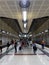 Passengers Waiting at Underground Metro Station, Greece