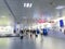 Passengers walking at the baggage claim of Milan Bergamo airport in Bergamo, Italy.