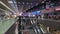 Passengers walking at the main railway station of Vienna